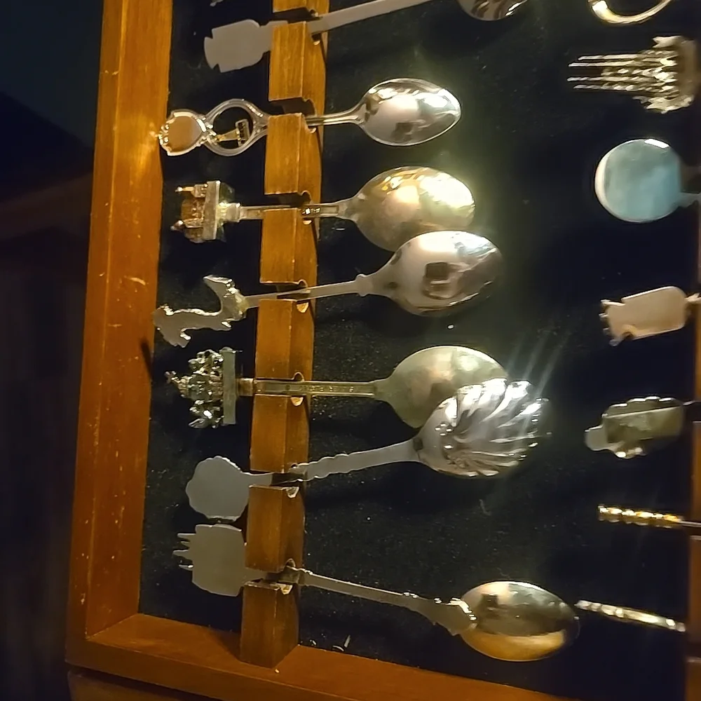 Collectible Souvenir Spoons Set